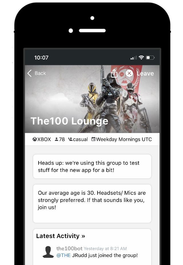 Outriders App